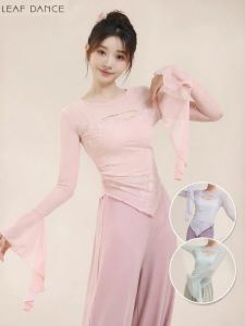 LEAF DANCE | Áo Thun Luyện Tập Nhảy Múa Cổ Điển Voan Tay Dài