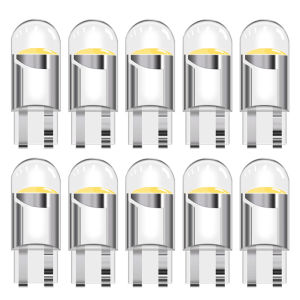 10PCS W5W Led T10 WY5W LED Bulbs Car Light COB Car Wedge Parking Lights Auto License Plate Lamps Dome Read Lights