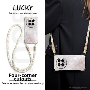 GGUU | Ốp Lưng Bảo Vệ Honor Magic8 Pro Có Dây Đeo Tay và Xích Qua Cổ