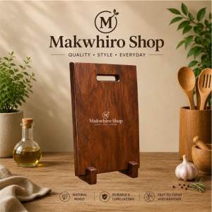 Makwhiro Shop (1/8x10inch)Wooden Cutting Board Natural Wood Durable