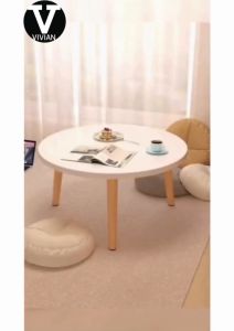 โต๊ะพับญี่ปุ่นทรงกลม สำหรับการนั่งรับประทานอาหาร