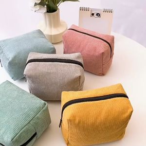 Pouch Make Up Corduroy Peggy Tempat Pensil Lucu Wanita Import Korean Style Pouch Mini Aesthetic PC008 PEGGY