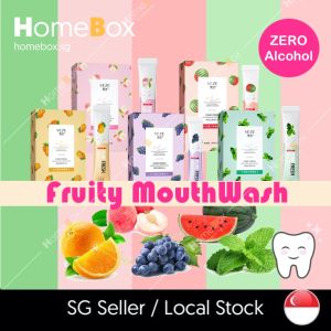 HomeBox 🇸🇬 1PC Portable Mouthwash Stick Disposable Travel Sachet Mouth Wash Spray Gargle Bad Breath Rinse Freshener Kids