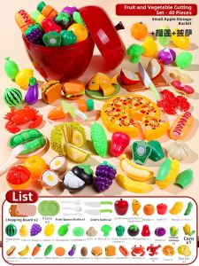 YUERBAO | Girls Cutting Fruit and Vegetable Toy Set 3-9 Years Old