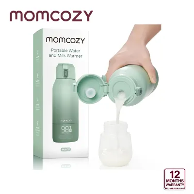 Momcozy Portable Milk Warmer for Travel – 2 Heating Modes for Breast Milk & Water Portable Bottle Warmer with Fast Heating & Long Battery Life 500ml Large Capacity to Meet Your All-Day NeedsFast shipping