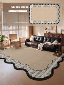 XINGLIANXIN | Waterproof Vintage Washable Irregular Shaped Carpet for Sofa Coffee Table