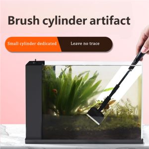 Old Fisherman - Fish Tank Cleaning Kit Algae Scraper Brush Cleaner Long Handle Glass Cleaning Tool Mini