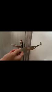 1PCS Multi-Purpose Lever Tool Stainless Steel Durable Locksmith Tool Mini Portable Pry Bar Hand Tool for Hand Tool for Home