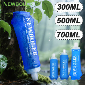 NEWBOLER | NEWBOLER 300/500/700ML Water Bottle TPU Folding Soft Bottle Outdoor Sport Water Bag Collapsible Water Bottle Running Camping