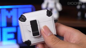 AKABEILA  For เคส airpods 4 2 3 1 Pro 1st ฝาครอบเคสรุ่นที่ 2 พร้อมตัวล็อคแม่เหล็ก ป้องกันฝุ่น Anti-drop ที่ครอบหูฟัง สามารถใช้เป็นตัวยึด