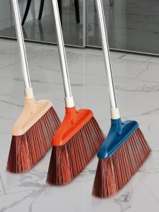 Plastic Broom And Dustpan Set Soft Bristle for Cleaning Home School Office Factory Other Public Spaces Living Room Bedroom