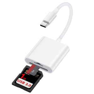 2 in 1/ 3 in 1OTG Type C Card Reader USB Flash Drive SD TF Cardreader for iPad Tablet Type C to Smart Memory Card