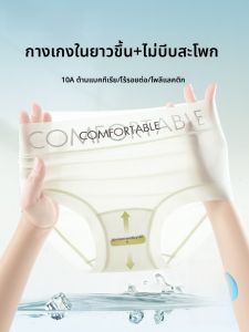 PIER N°5 | กางเกงชั้นในผ้าไหมไหมน้ำแข็งบางเฉียบสำหรับผู้หญิง กางเกงชั้นในไร้ตะเข็บ กางเกงชั้นในป้องกันแบคทีเรีย กางเกงชั้นในทรงสามเหลี่ยม ทรงบางเฉียบ