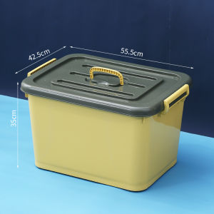 Plastic Storage Box for Clothes And Miscellaneous Items Home Office Living Room Childrens Toys Snacks Organizer Box by Jadongli