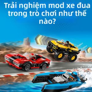 Lele Brother | Xe Đua Biến Hình & Tàu Thuyền Xây Dựng Khối