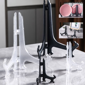 Plastic Acrylic Easels or Stand/Plate Holders to Display Pictures or Other Items at Weddings Home Decoration Birthdays Tables