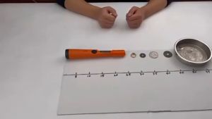 Metal Detector Portable Handheld Waterproof High-sensitivity Metal Detector Pin Pointer GP-Pointer Gold Silver Detector Scanner with Illumination 360° All-round Detection