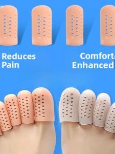 Ultra-Thin Breathable Silicone Toe Protectors Anti-Wear Foot Tip Sport Finger Shoes Accessories Super Light Toe Caps Pads