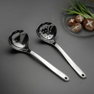 Korean Style Stainless Steel Thickened Soup and Ladle Set