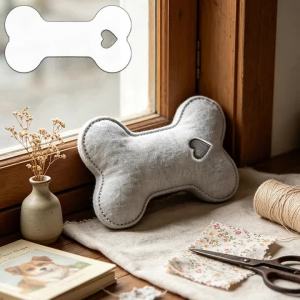 YOMDID 1pc Bone Splicing Quilting Template DIY Bone Sewing Template With Heart Pattern For Hobbyists And Professional Crafters