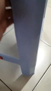 UMI 3V PS703 Grad A Quality Square Plastic Stool Chair Kerusi Extra Thickness Strong 1.16KG Weight