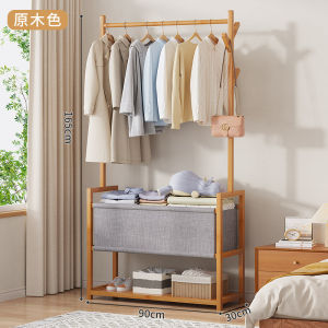 เสื้อผ้าแขวนแบบพับได้สำหรับบ้านพักเช่า แข็งแรงทนทาน ป้องกันฝุ่น ติดตั้งในห้องนอน ชั้นวางเสื้อผ้าแบบพับได้สำหรับหอพัก