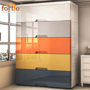 FORTLE ตู้เก็บของ กล่องลิ้นชัก ตู้ลิ้นชักถูกๆ ลิ้นชักใส่ของ ลิ้นชักเก็บของ ลิ้นชักใส่เสื้อผ้า ตู้จัดระเบียบของ ความจุขนาดใหญ่