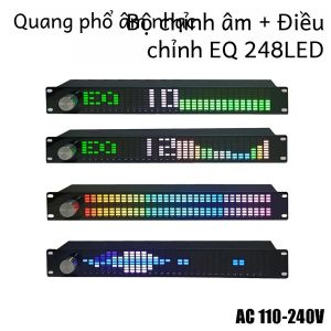 Bộ Cân Bằng Âm Thanh Kỹ Thuật Số 1U EQ Với Đèn Báo Mức LED Và Điều Khiển Từ Xa Dành Cho Thiết Bị Âm Thanh Hình Ảnh