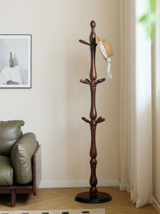 TINGXU | French Vintage Solid Ash Wood Coat Rack