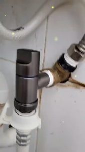 PRADO MALAYSIA Anti-rust Full Brass Washing Machine Faucet Tap Adapter Space Save Auto Stop Water Tap Connector Kepala Paip 水龙头