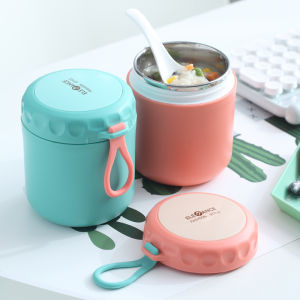 Insulated Food Thermal Jar  Soup Cup Thermos Containers Vacuum  Stainless Steel Lunch Box Thermo Keep Hot for School Children