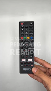 Remot Remote TV Android Smart TV Tabung LCD LED Multi Universal (Philips Daewoo Toshiba Sanken Polyvision Hitachi Sanyo dll)