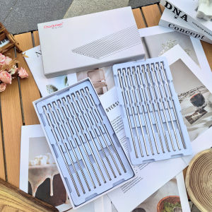 chockmen | Anti-Slip Mirror Finish 316L Stainless Steel Chopsticks 10 Pairs