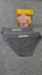 Celana Dalam Pria Briefs Crocodile 521-262 isi-2 Pinggang Motif Spandeks