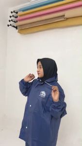 Setelan Jas Stelan Mantel Hujan Pria Laki Laki Cowok Cowo Dewasa Tebal Kuat Dan Anti Air Dapet Atasan Dan Celana