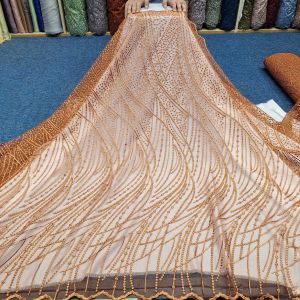 (COD) Kain Tulle Salur | New Desain | Motif Simpel | Kebaya Modern | Kain Meteran