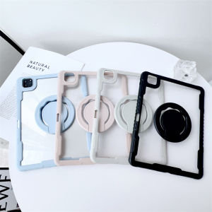 Transparent Soft Edge Acrylic Protective Case for Apple iPad 9th Generation Tablet Simple Style with Pen Slot Compatible with Mini6/Air5 pro 2024
