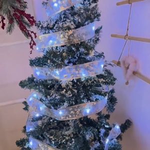 Đèn Ruy Băng Led Nháy Cực Xinh Trang Trí Cây Thông Noel Nhiều Màu - Phụ Kiện Decor Giáng Sinh 2024 Ruffo Cao Cấp Giá Rẻ