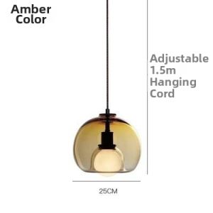 MEISITEKEKE | Nordic Simple Modern Luxury Small Pendant Light Glass