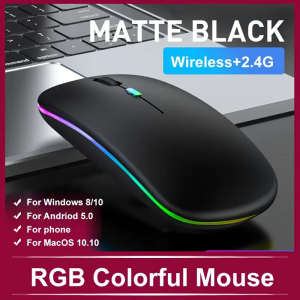Wireless Mouse For Laptop PC Bluetooth Rechargeable Mouses Computer Silent Mice USB mouse Ergonomic Gaming Mouse For Xiaomi Pad