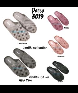 sandal slop porto untuk wanita harga promo