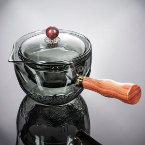 Heat-resistant Glass Side-handle Kettle Tea Set
