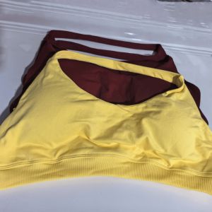 2025 Summer Ladies Sling Sports Bra Elastic Seamless Yoga Sports Vest Breathable Gym Removable Sports Cycling Sportswear