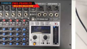 PROEUROTECH PMX-P8450FX เพาเวอร์มิกเซอร์ 8 ชั่น 4 แชลแนล มิกเซอร์ เพาเวอร์มิก PMX P8450FX PROEUROTECH PMX พีเอ ซาวด์ เซนเตอร์ PA SOUND CENTER