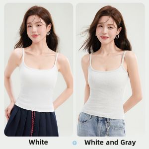 White Strap Thin Padding Slim Fit Backless Top