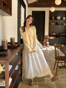 imimtuan | Bộ Đôi Halter & Cardigan Duyên Dáng Cho Nữ