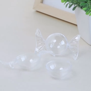 12PCS/Tas Kotak Permen Lucu Multifungsi Transparan Kotak Penyimpanan Permen Portabel Untuk Penyimpanan Perhiasan Kotak Kemasan Permen