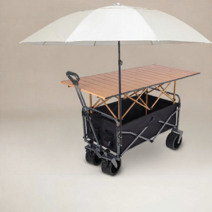 JIELINUO | Night Market Portable Folding Table and Sunshade Cart