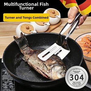 ZHENMIAO | Stainless Steel Anti-stick Wide Spatula for Grilling and Turning