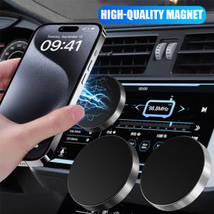 ที่วางโทรศัพท์ในรถยนต์แม่เหล็กติดผนังแผงหน้าปัดบนรถตัวยึดติดตัวยึดแม่เหล็กอเนกประสงค์สำหรับ iPhone Samsung Huawei Xiaomi